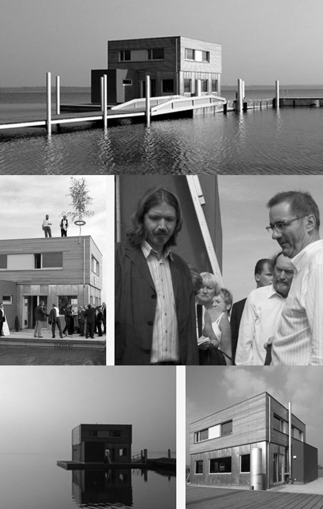 Architektur auf dem Wasser - Das schwimmende Haus – entwickelt von K&U